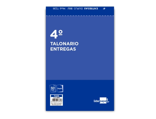 Talonario Notas de entrega T-91 T226, cuarto duplicado, original y copia 144x210, imagen 2 mini