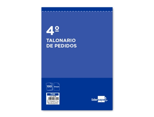 Talonario de pedidos T-27, T122, Liderpapel, cuarto original, sin copia, imagen 2 mini