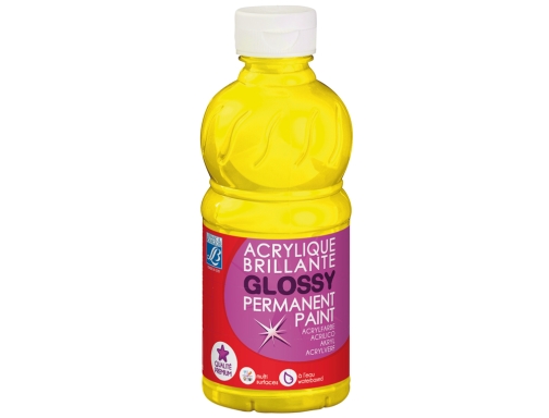 Pintura acrilica L&b brillo amarillo primario bote de 250 ml 301254, imagen 2 mini