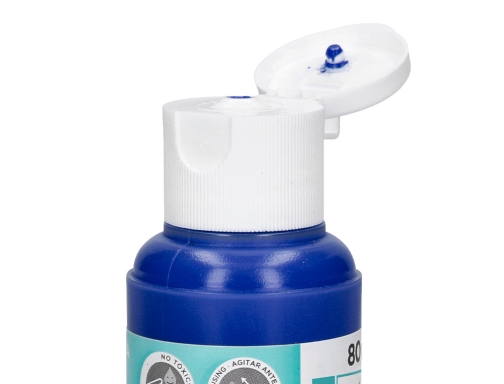 Pintura acrilica Liderpapel bote de 80 ml azul ultramar 166296, imagen 5 mini