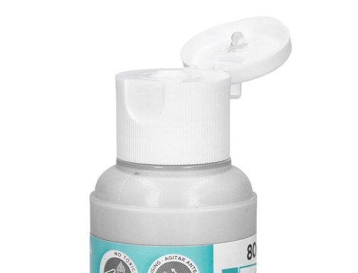 Pintura acrilica Liderpapel bote de 80 ml blanco 166297, imagen 5 mini