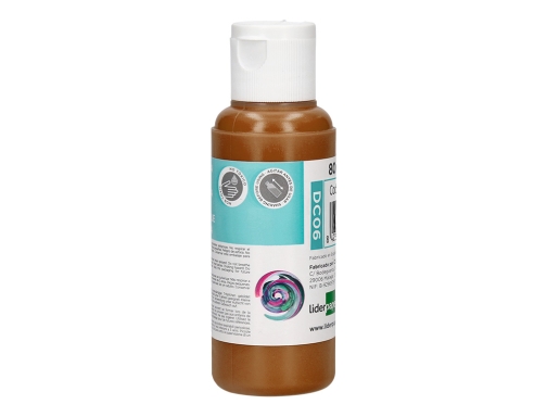 Pintura acrilica Liderpapel bote de 80 ml marron 166300, imagen 3 mini