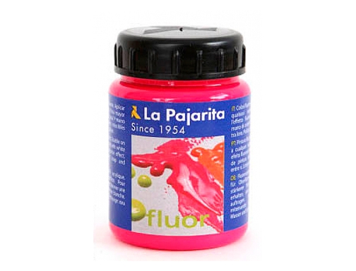 Pintura acrilica La pajarita f-04 magenta fluorescente 75ml 116216, imagen 2 mini