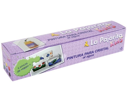 Pintura laca cristal La pajarita kids 35 ml caja de 6 unidades 999994 , surtidos, imagen 2 mini