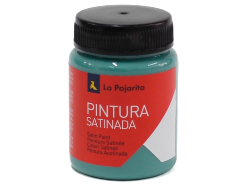 Pintura latex La pajarita satinada l-39 bote 35 ml verde jade 169822, imagen 3 mini