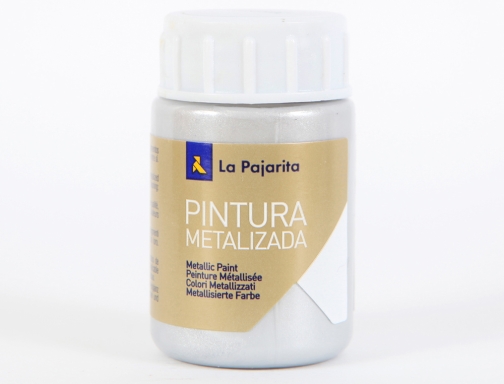 Pintura metalizada La pajarita plata 35 ml 123722, imagen 2 mini