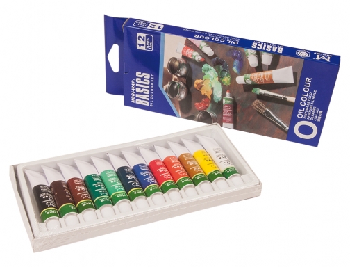 Pintura oleo Artist caja carton de 12 colores surtidos tubo de 12 O1212E, imagen 2 mini