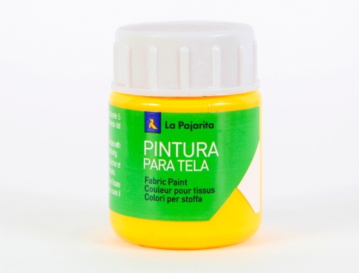 Pintura para tela La pajarita amarillo real 25 ml 112871, imagen 2 mini