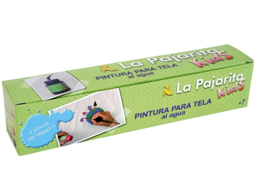 Pintura para tela La pajarita kids 25 ml caja de 6 unidades 119494 , surtidos, imagen 2 mini