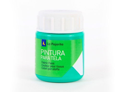 Pintura para tela La pajarita verde esmeralda 25 ml 113371, imagen 2 mini