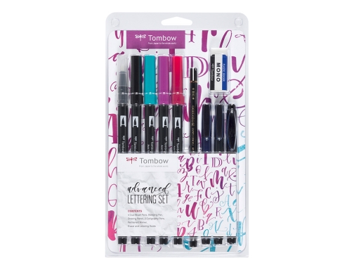 Set caligrafia Tombow lettering advance 10 piezas LS-ADV, imagen 2 mini