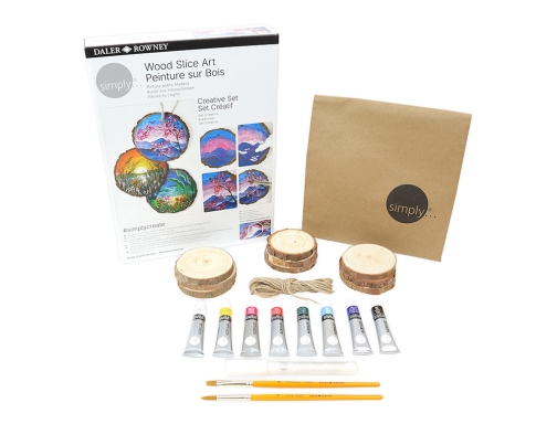 Set de pintura Daler rowney simply creativo pintura madera D196250004, imagen 3 mini