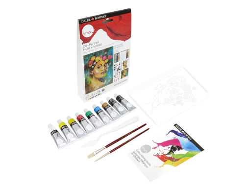 Set pintura oleo Daler rowney simply activity D118500112, imagen 3 mini