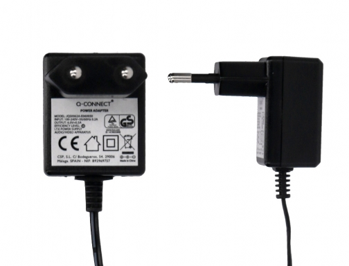 Adaptador de corriente Q-connect para modelos xf36- xf37-xf38 y kf11213 100 100-240v KF11217, imagen 4 mini