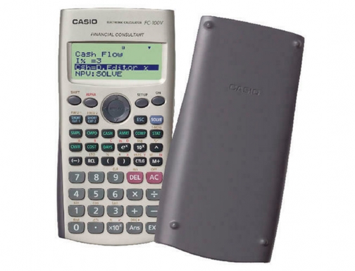 Calculadora Casio FC-100V financiera 4 lineas 10+2 digitos almacenamiento flash calculo de, imagen 3 mini