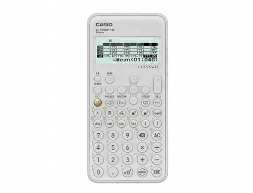 Calculadora Casio FX-570sp classwiz iberia cientifica 560funciones 9 memorias 10+2 digitos 5 FX-570SPCW-WE-W-ET, imagen 2 mini