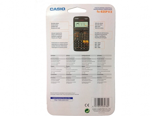 Calculadora Casio FX-82 spxii iberia classwizz cientifica 292 funciones 9 memorias con FX-82SPXII, imagen 5 mini