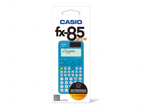 Calculadora Casio FX-85sp cw iberia solar cientifica +300 funciones 9 memorias 15+10+2 FX-85SPCW-BU-W-ET, imagen 4 mini