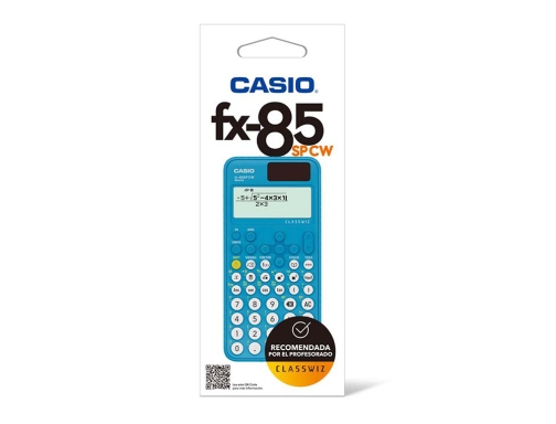 Calculadora Casio FX-85sp cw iberia solar cientifica +300 funciones 9 memorias 15+10+2 FX-85SPCW-BU-W-ET, imagen 4 mini