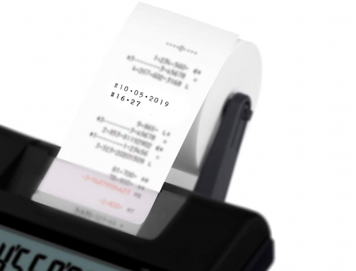 Calculadora Casio HR-150RCE impresora pantalla lc papel 58 mm impresion bicolor 12, imagen 5 mini
