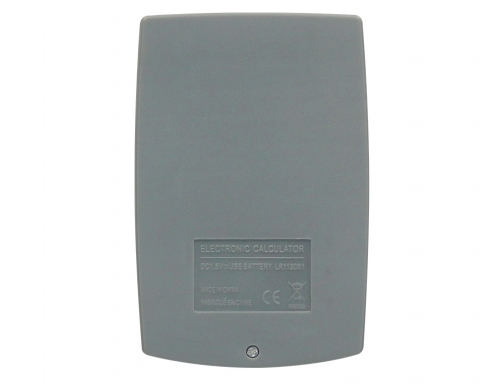 Calculadora Liderpapel bolsillo xf03 8 digitos pilas color gris 99x64x9 mm 163468, imagen 4 mini