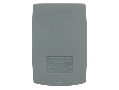 Calculadora Liderpapel bolsillo xf03 8 digitos pilas color gris 99x64x9 mm 163468, imagen 4 mini