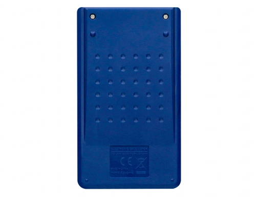 Calculadora Liderpapel bolsillo xf09 8 digitos solar y pilas color azul 115x65x8 163474, imagen 4 mini