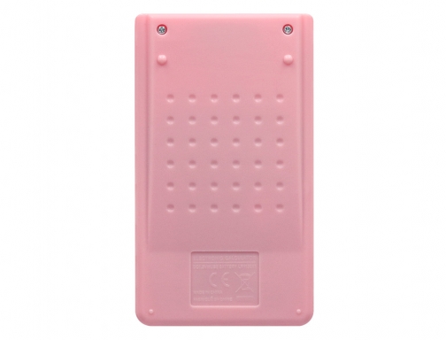 Calculadora Liderpapel bolsillo xf12 8 digitos solar y pilas color rosa 115x65x8 163477, imagen 4 mini