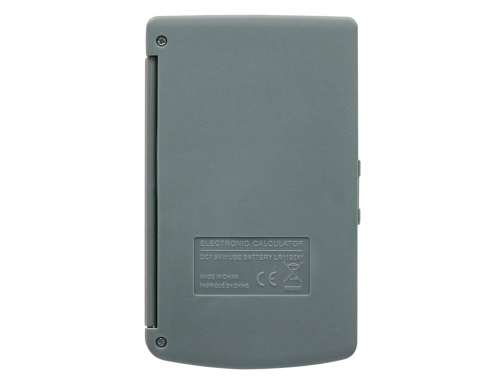 Calculadora Liderpapel bolsillo xf15 10 digitos con tapa solar y pilas color 163480, imagen 5 mini
