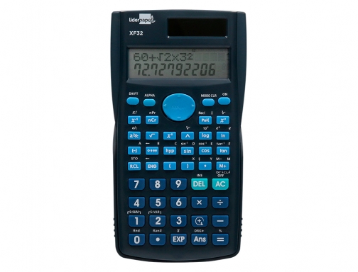 Calculadora Liderpapel cientifica xf32 12 digitos 240 funciones con tapa solar y 163497, imagen 3 mini