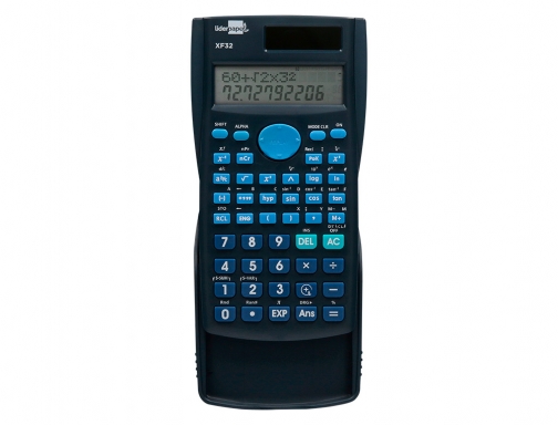 Calculadora Liderpapel cientifica xf32 12 digitos 240 funciones con tapa solar y 163497, imagen 4 mini