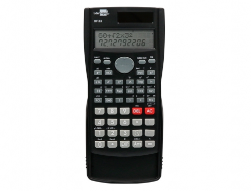 Calculadora Liderpapel cientifica xf33 12 digitos 240 funciones con tapa solar y 163498, imagen 4 mini