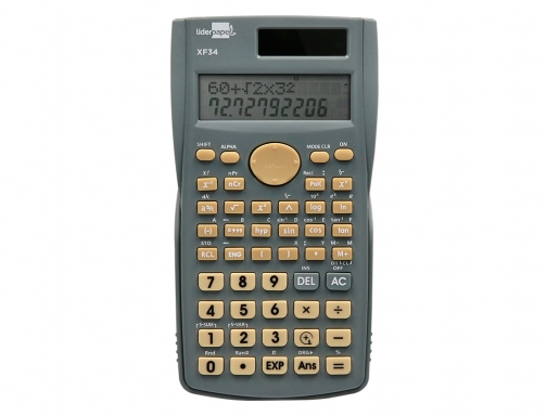 Calculadora Liderpapel cientifica xf34 12 digitos 240 funciones con tapa solar y 163499, imagen 3 mini