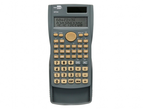 Calculadora Liderpapel cientifica xf34 12 digitos 240 funciones con tapa solar y 163499, imagen 4 mini