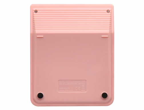 Calculadora Liderpapel sobremesa xf23 10 digitos solar y pilas color rosa 127x105x24 163488, imagen 4 mini