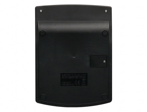 Calculadora Liderpapel sobremesa xf27 12 digitos tasas solar y pilas color negro 163492, imagen 4 mini