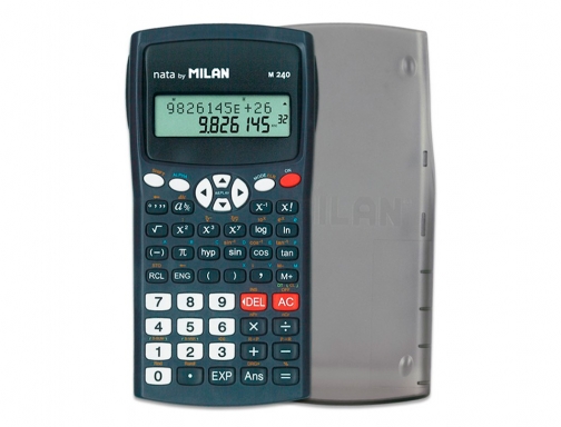 Calculadora Milan cientifica m240 black 2 lineas 240 funciones 10+2 digitos color 159110KBL, imagen 4 mini