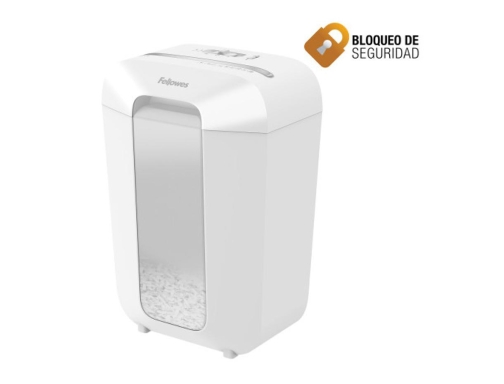 Destructora de documentos Fellowes LX70 capacidad 11h seguridad p4 grapas clips y 100017468, imagen 4 mini