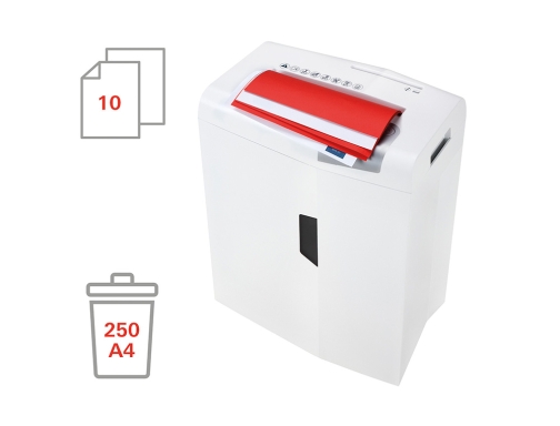 Destructora de documentos Hsm shredstar x10 capacidad de corte 10h en particulas 1045111, imagen 4 mini