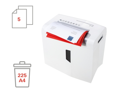 Destructora de documentos Hsm shredstar x5 capacidad de corte 5 h en 1043121, imagen 4 mini