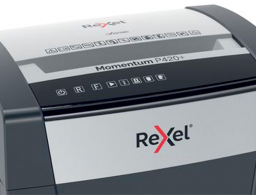 Destructora de documentos Rexel momentum extra p420+ capacidad corte 20 h p4 2021420XEU, imagen 4 mini