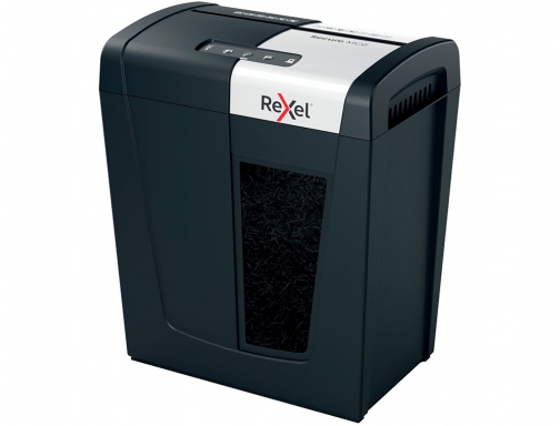 Destructora de documentos Rexel secure mc6 eu capacidad 6 hojas grapas clips 2020130EU, imagen 3 mini