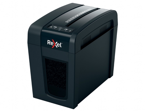 Destructora de documentos Rexel secure x6-sl capacidad 6 hojas particulas destruye grapas 2020125EU, imagen 5 mini