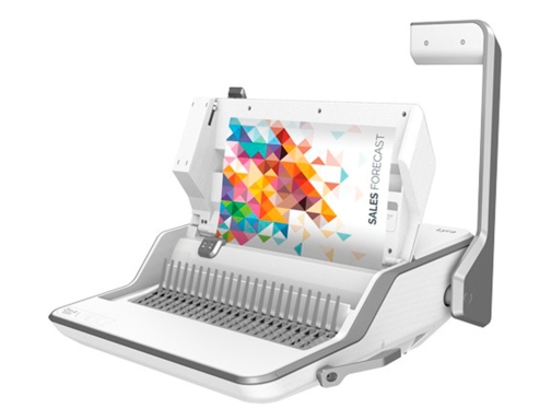 Encuadernadora para canutillo Fellowes lyra 3 en 1 perfora hasta 20h A4 5603101, imagen 4 mini