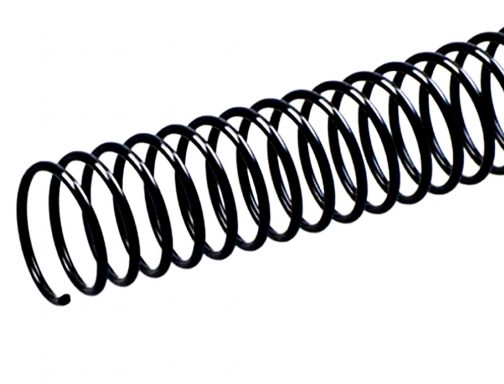 Espiral de metal Q-connect 56 4:1 10mm 1mm caja de 200 unidades KF04415 , negro, imagen 3 mini
