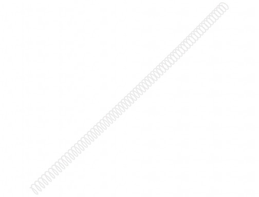 Espiral de metal Q-connect blanco 64 5:1 6 mm 1mm caja de KF17123, imagen 2 mini