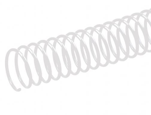 Espiral de metal Q-connect blanco 64 5:1 6 mm 1mm caja de KF17123, imagen 3 mini