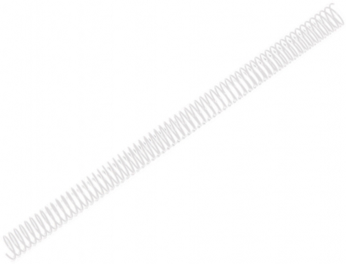 Espiral de metal Q-connect blanco 64 5:1 16mm 1,2mm caja de 100 KF17128, imagen 2 mini