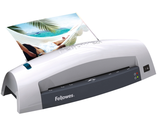 Plastificadora Fellowes lunar Din A4 2 rodillos hasta 125 micras 5715601, imagen 2 mini