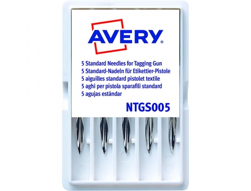Repuesto de aguja Avery corta estandar base plastico para pistola de navetes NTGS005, imagen 5 mini